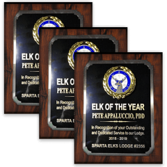 Elk of the Year Plaques