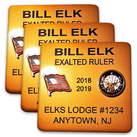 Elks Flat Badge (Multiple)
