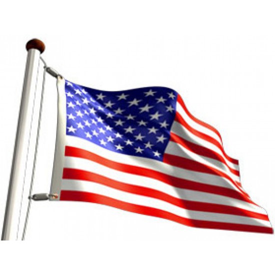 30' x 50' U.S. Embroidered Nylon Flag