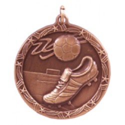 Elks Soccer Shoot Medal with Red White Blue Ribbon