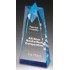 3 1/2 x 10 Blue Sculpted Star Acrylic Award