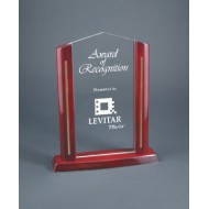 10 1/2" Rectangle Cathedral Acrylic Award