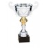 10 3/4" Silver Completed Metal Cup Trophy w/Marble Base