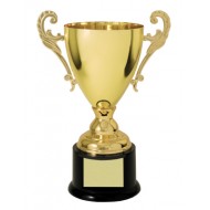 10" Gold Completed Metal Cup Trophy