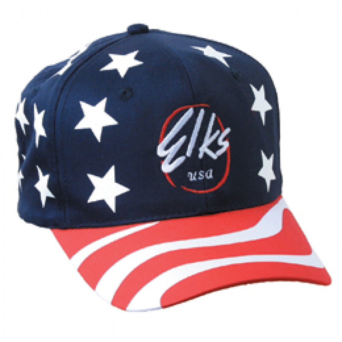 BPO Elks Red, White, and Blue Patriotic Hat