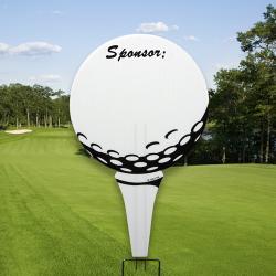 Golf Sponsor Signs (18 qty) with Stake 18 Wide x 29.25 High