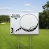 Qty(18) Golf Man Sponsor with Stake 24 wide  x 18 high