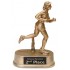 7 3/4 inch Gold Female Track Resign Trophy