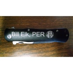 Elks Engraved Knife