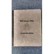 Leatherette Portfolio Light Brown  9 1/2 x 12"