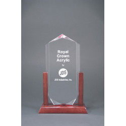 11" Royal Crown Acrylic Award