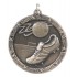 Soccer Medal with Red, White, Blue Ribbon