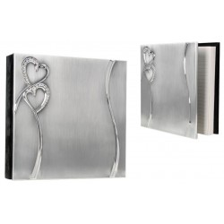 "Hearts" Wedding Guest Book 8 x 8 