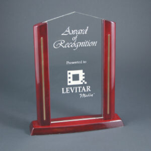 10 1/2" Rectangle Cathedral Acrylic Award