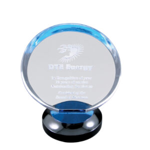 8" Blue Halo Acrylic Award