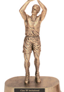 9 1/2 inch Gold Male Basketball Resin Trophy