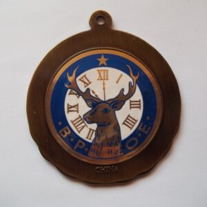 Baseball Batter Up Motion Medal with Elks Emblem