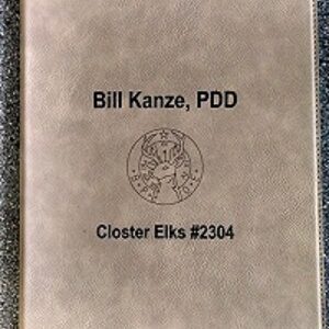 Leatherette Portfolio Light Brown 9 1/2 x 12"