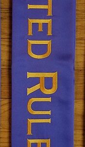 Elks Sash (1 Line)